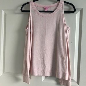Lilly Pulitzer light pink sweat shirt